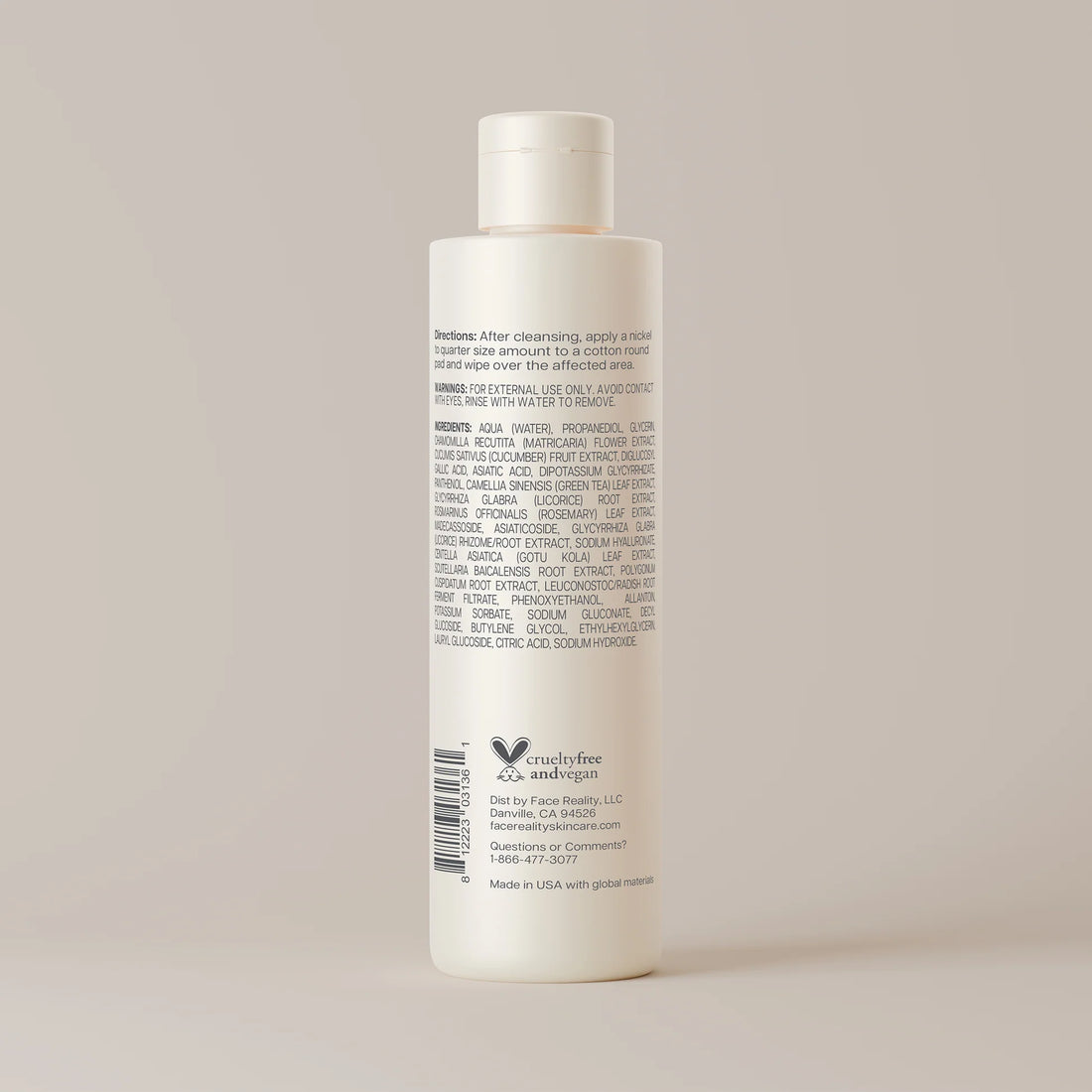 Face Reality Soothing Radiance Toner