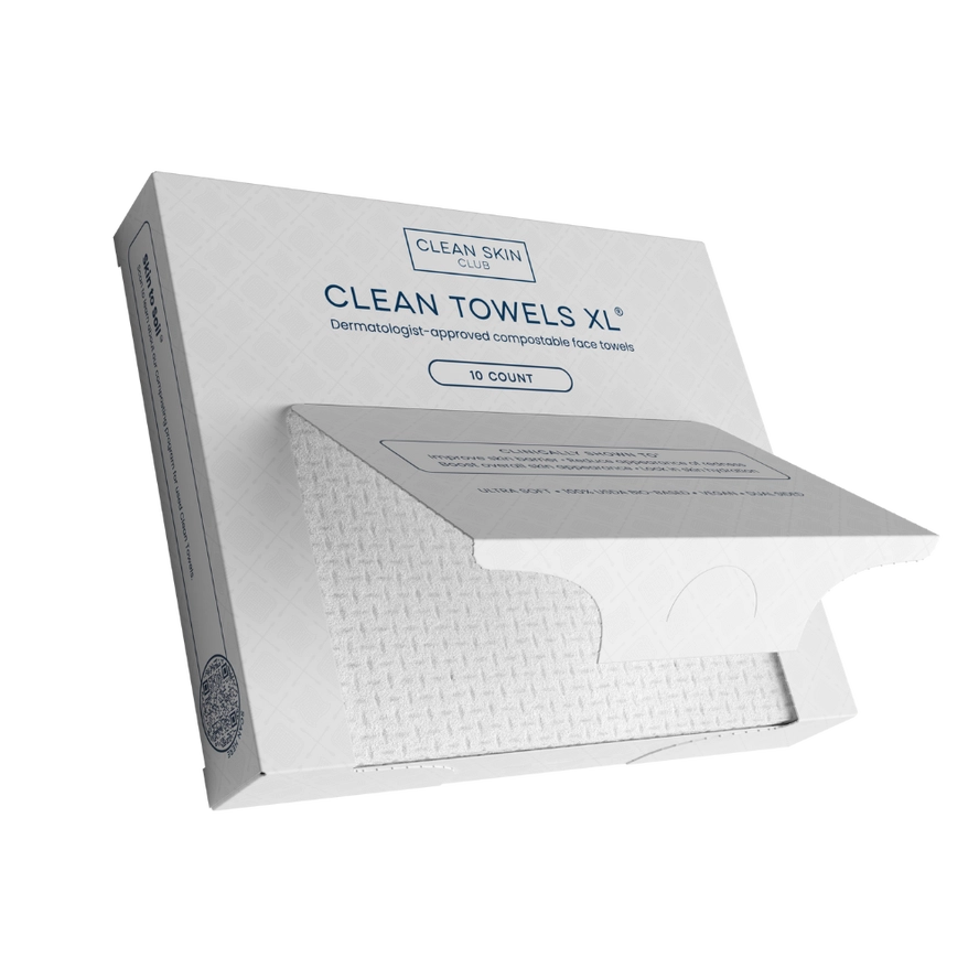 Clean Towel Disposable Face Towel Travel Size 10-Ct